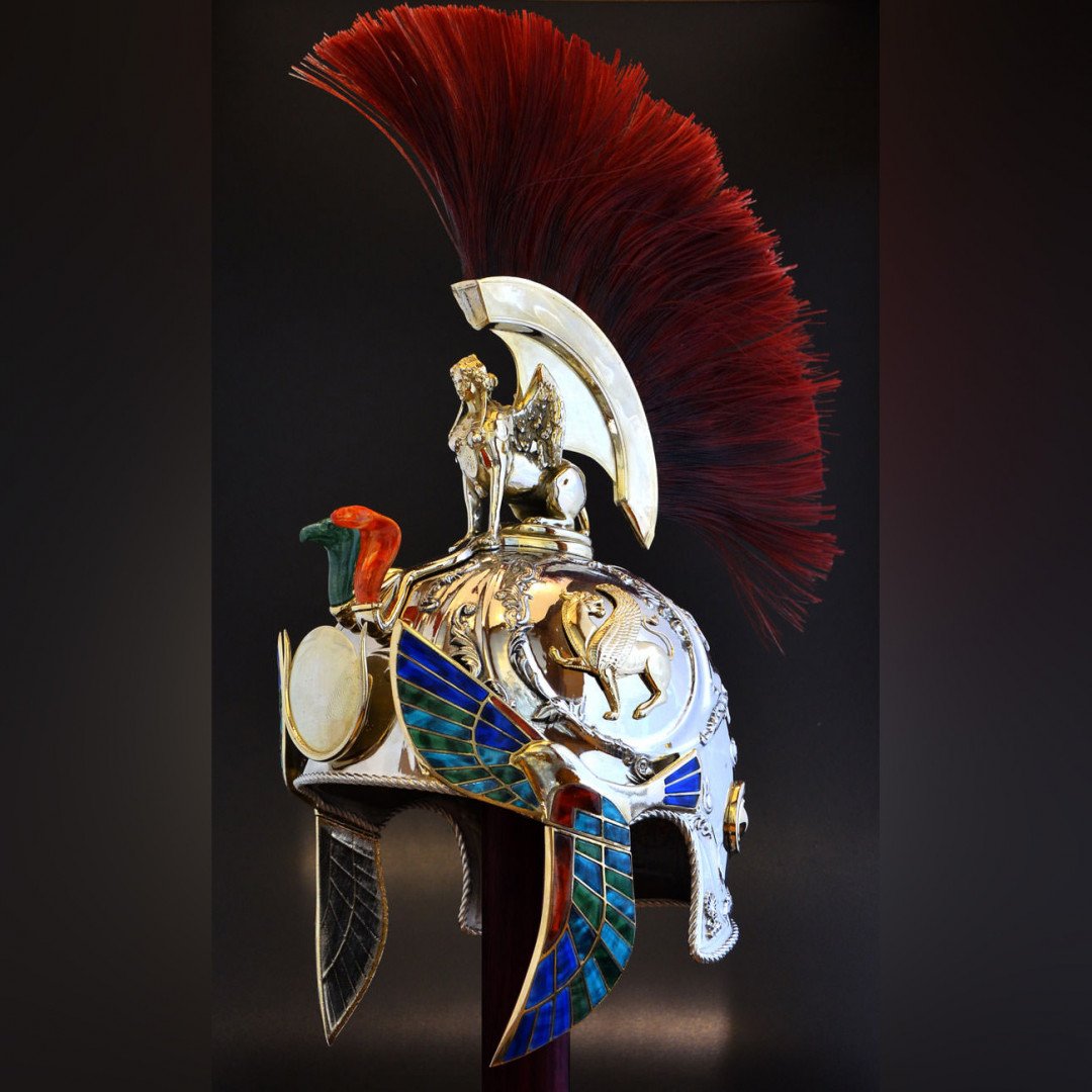 Custom Prototype's award-winning Roman helmet 3D print