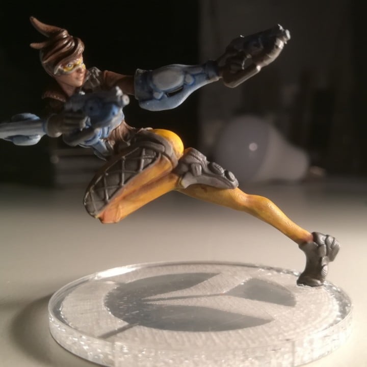 Image of Overwatch 3D Models to 3D Print: Tracer Figurine