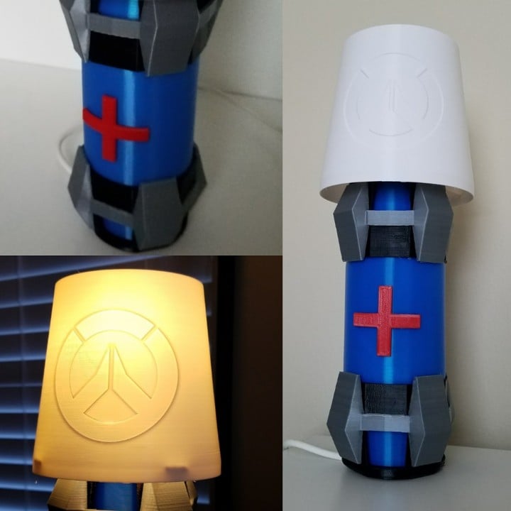 Image of Overwatch 3D Models to 3D Print: Overwatch Health Pack Lamp