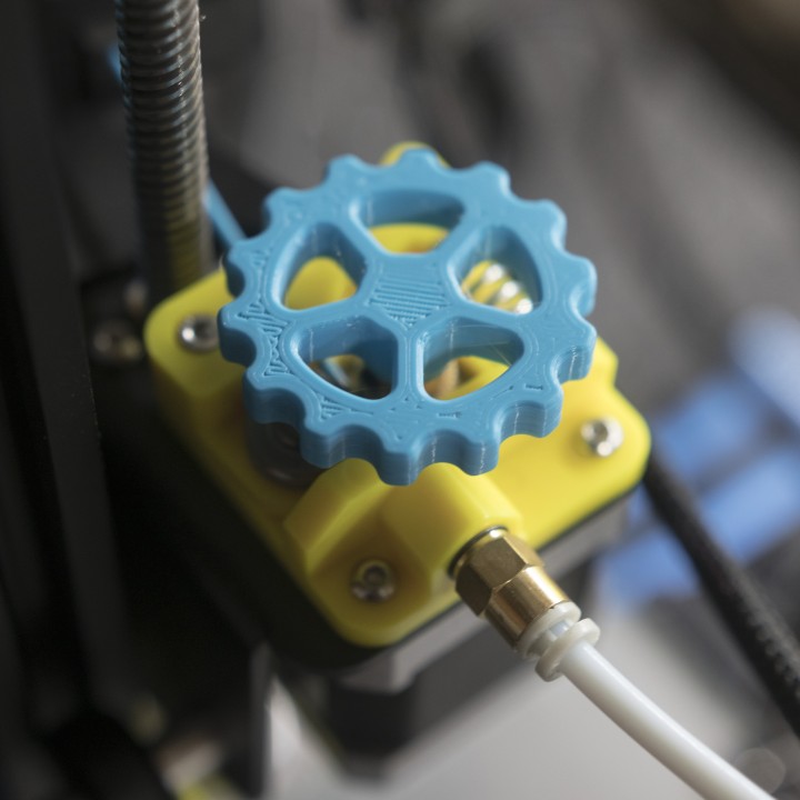 Image of Best Anycubic i3 Mega Upgrades / Mods: Manual Filament Feeder Knob