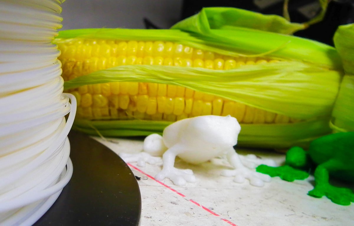 PLA is a bioplastic commonly sourced from corn plants