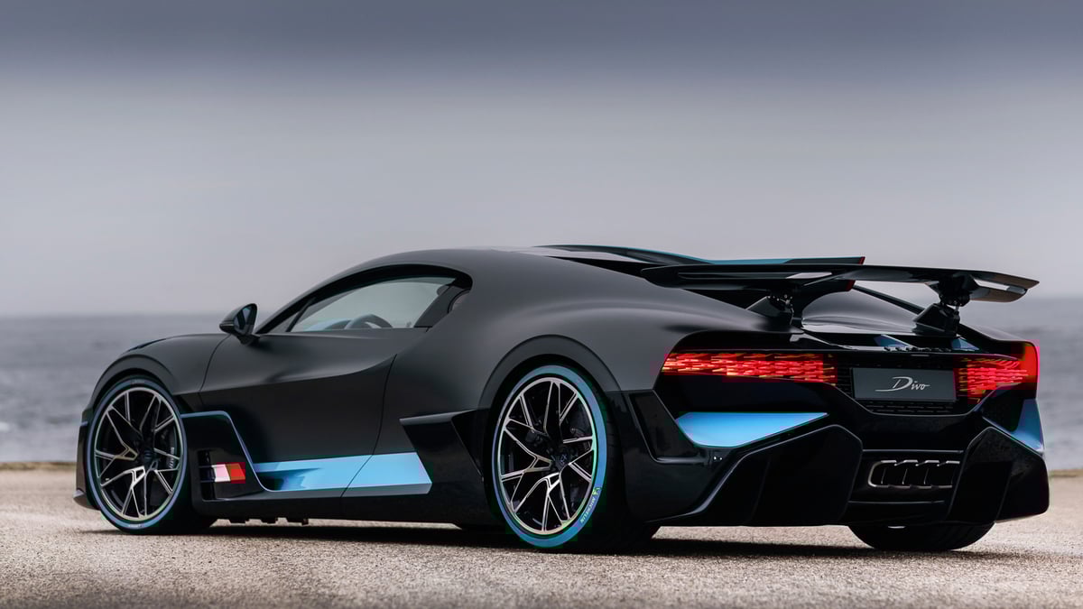 New Bugatti Divo Supercar Features an Elegant 3D Printed Rear