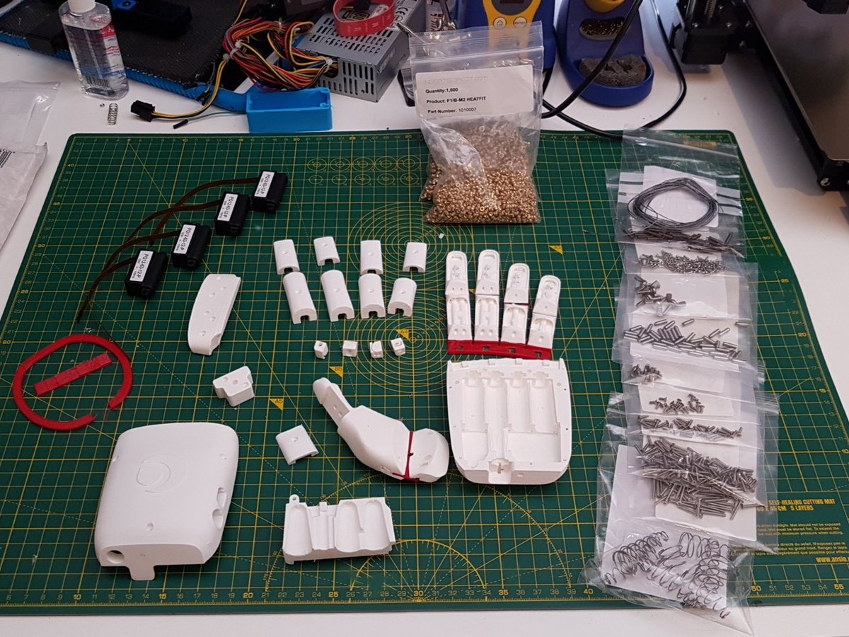 Brunel Hand 2.0 Components.