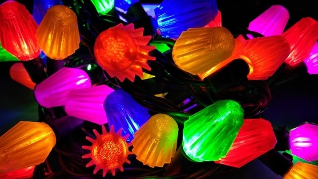 Image of 3D Printed Christmas Lights: Industrial Lights