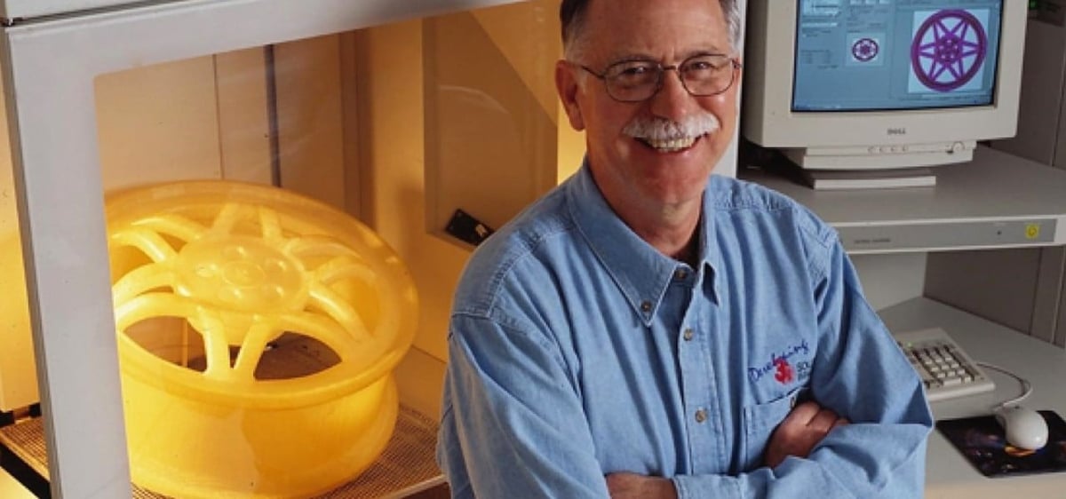 Chuck Hull, the "father" of 3D printing.