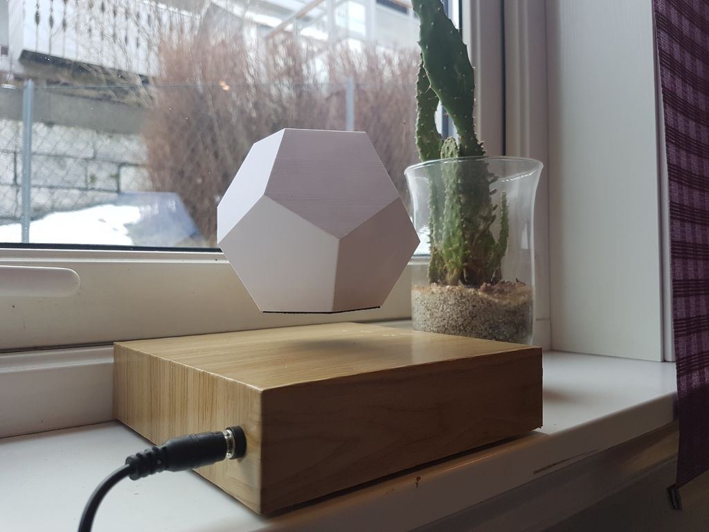 Image of [Project] 3D Printed Levitating Plant: What You Need & How to Build it