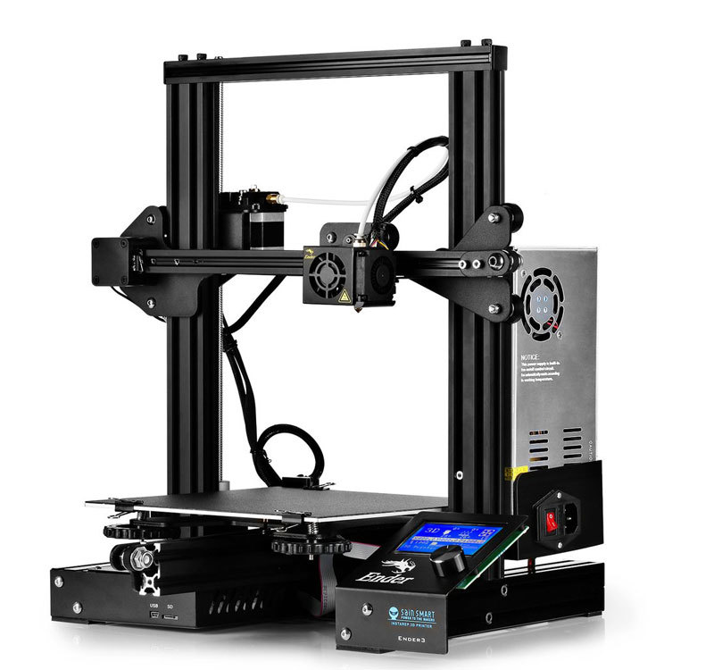 The Creality Ender 3, one of the most popular printers on the market, sells for less than $200.