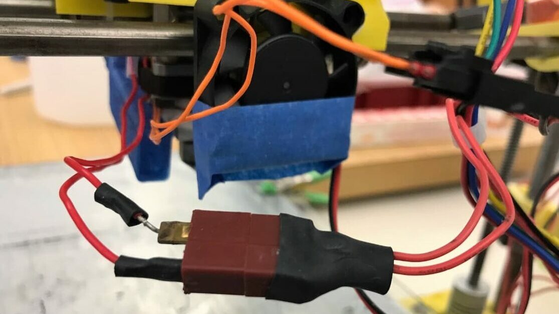 Bad and burned wiring can lead to heater problems and filament jams