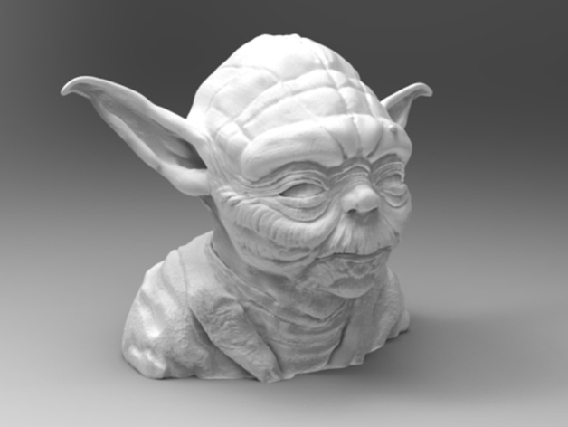 This bust of Yoda shows him off in exquisite detail.
