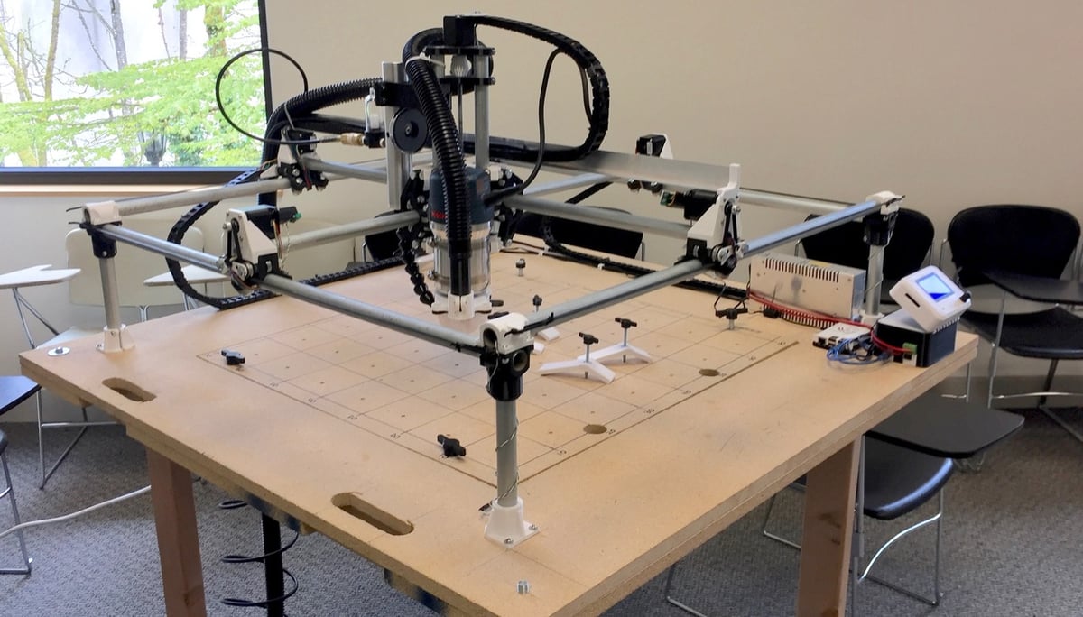 A mostly 3D printed CNC machine.