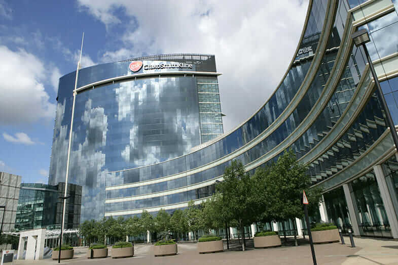 GSK's London headquarters.