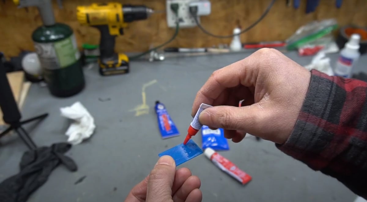 Super glue is the go-to method for many makers