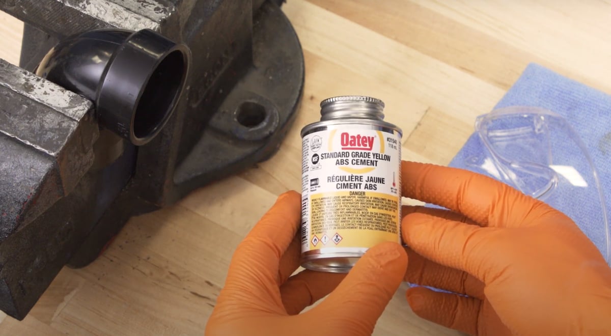 Plumber's cement will keep your parts glued together for good