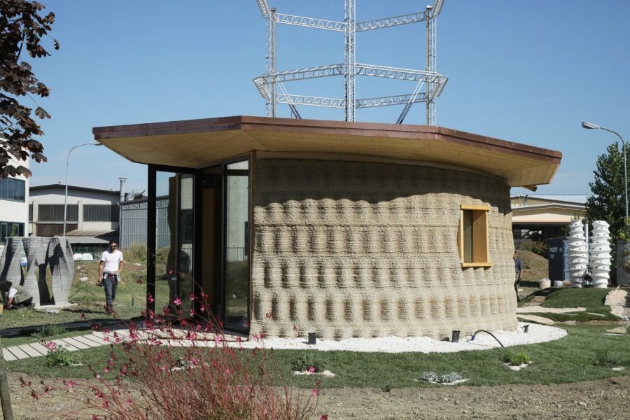 WASP's earth 3D printed house, 
