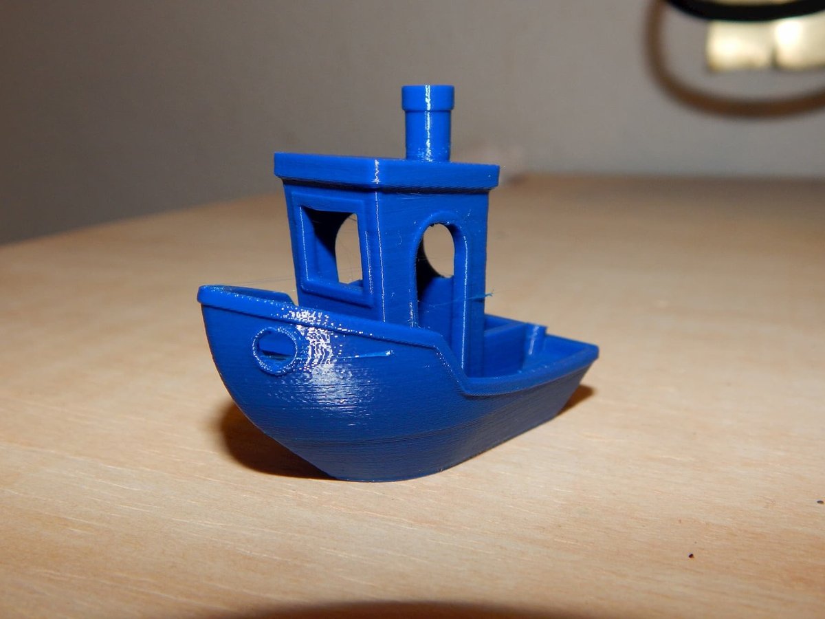 Benchy in blue.