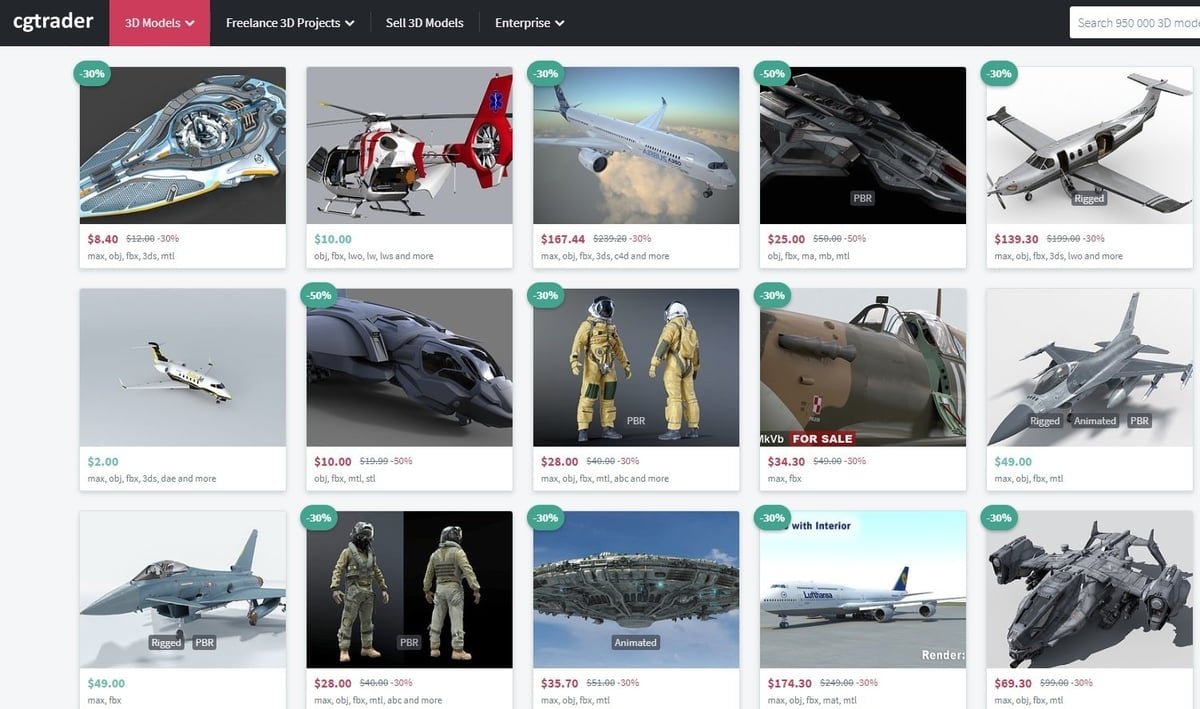 Image of The Best Sites to Download Free 3D Models: CGTrader