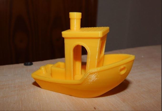 Our first test, the 3DBenchy.