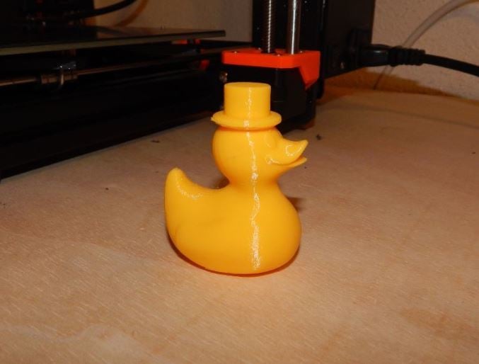 This duck printed easily and without issues.
