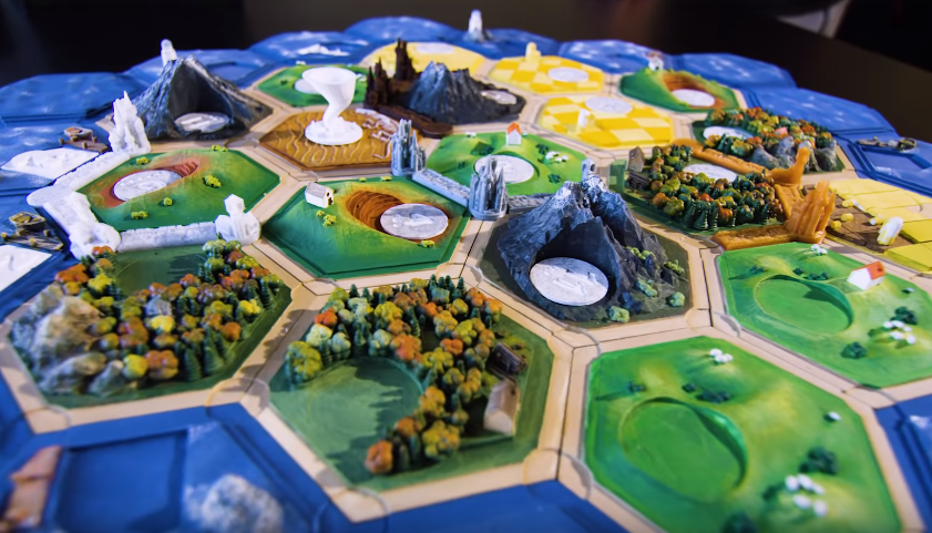 Settlers of Catan has never been so cool.