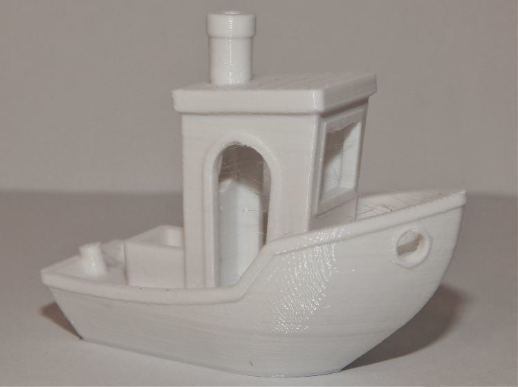 Our 3DBenchy came out very cleanly.