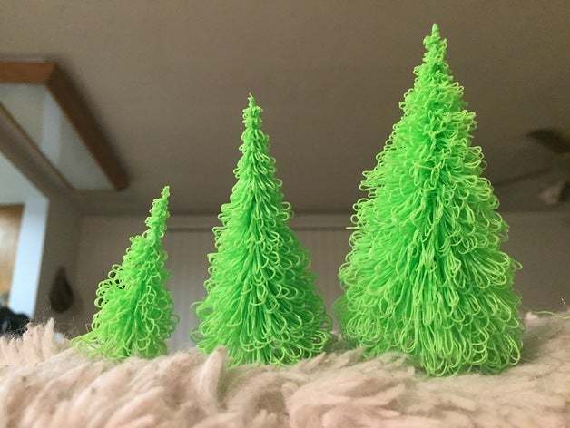 A fuzzy Christmas tree