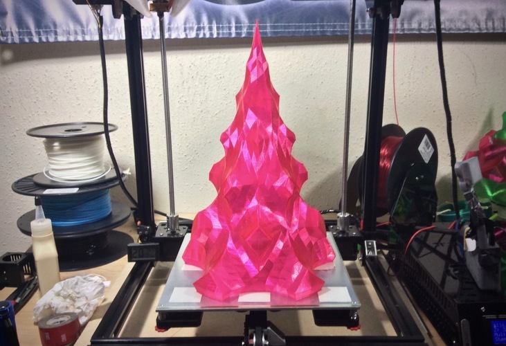 This printer is glowing with Christmas cheer!