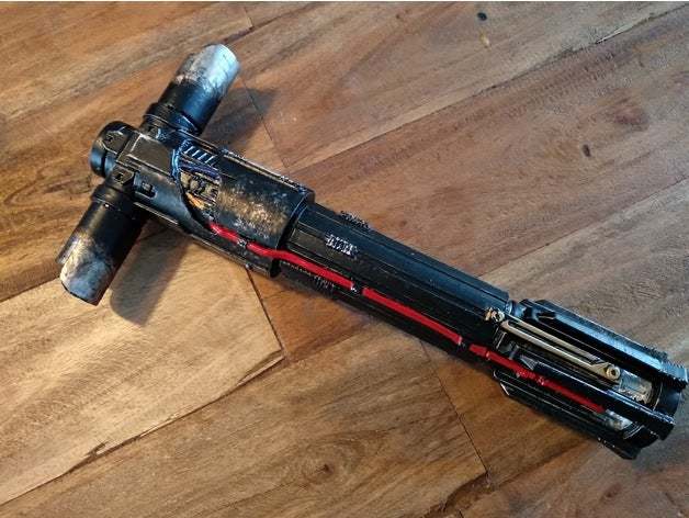 Kylo Ren's lightsaber is sure to strike fear into the hearts of your enemies