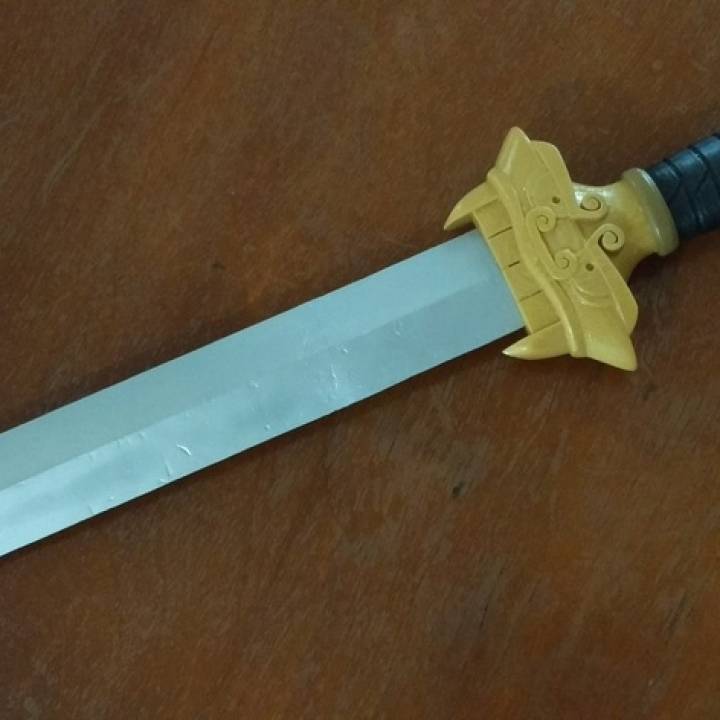 Printing this Mulan sword will certainly make a man out of you