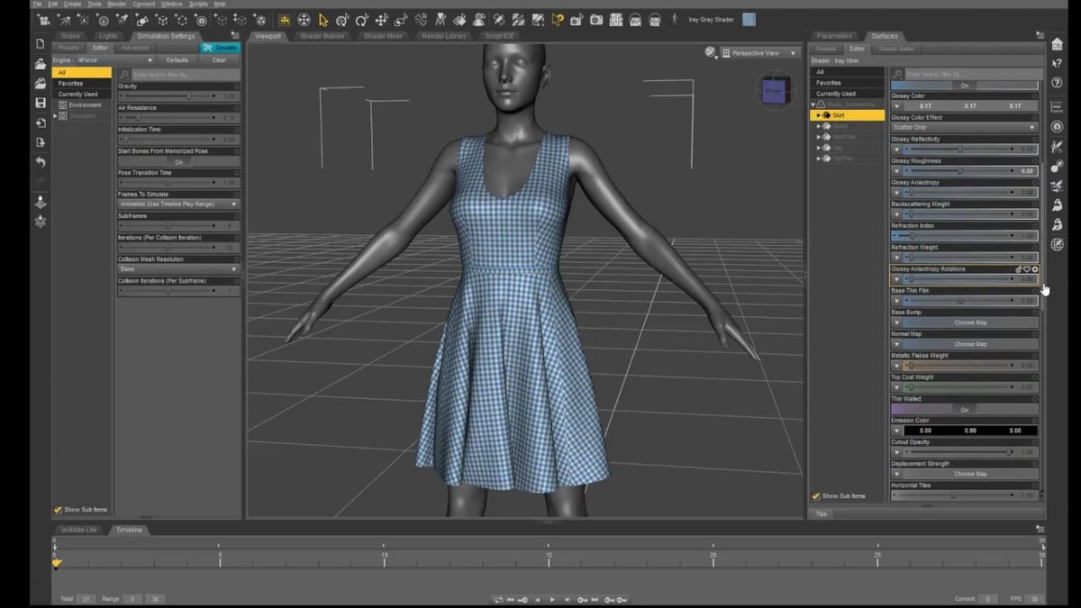 Imagen de Programas de animación 3D, 2D y stop motion: Daz Studio