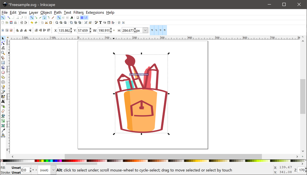 Inkscape is a free, open-source alternative to Adobe Illustrator