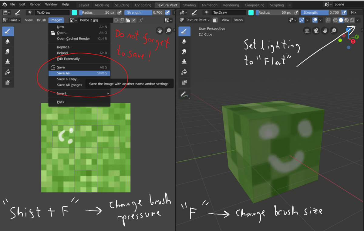 An annotated guide to Blender's texturing interface