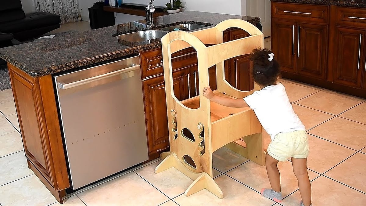 Learning towers are great ways to let toddlers learn and explore safely