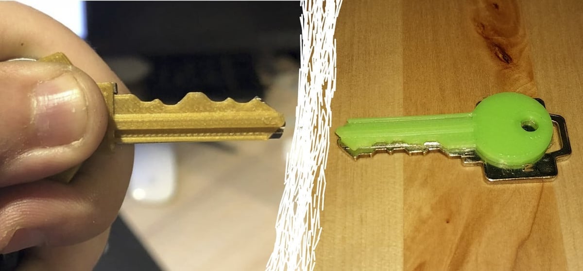 The Thingiverse Customizer key on the left and the OpenSCAD key on the right
