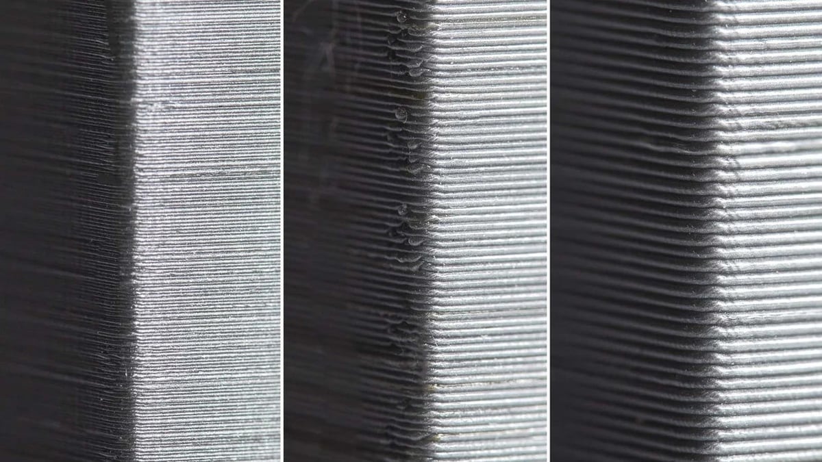 Visible layers are characteristic of FDM prints