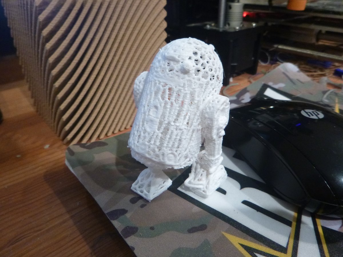 As with printing any other Voronoi style model, take your time