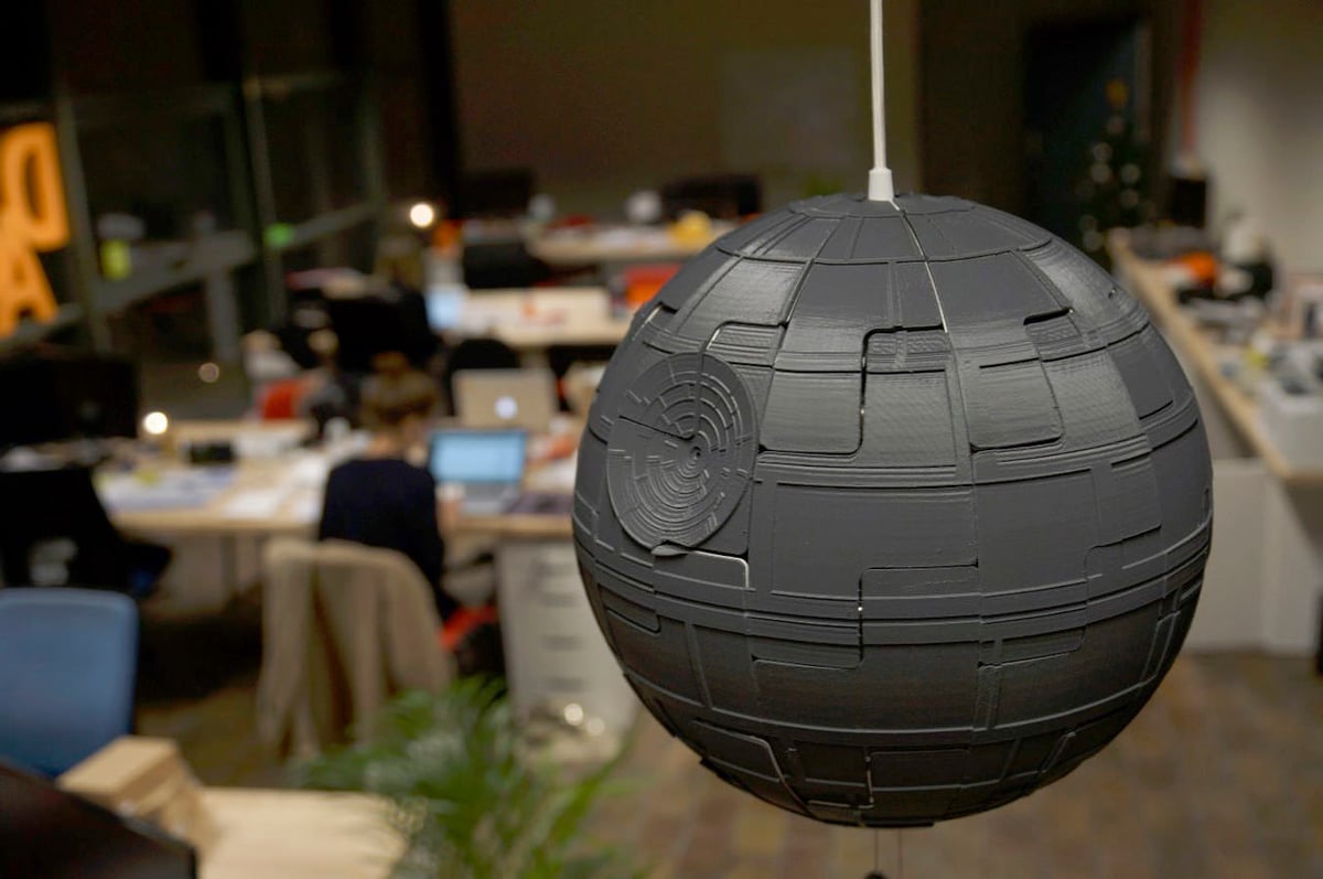 This Death Star lamp will transform your space into one feared throughout the galax