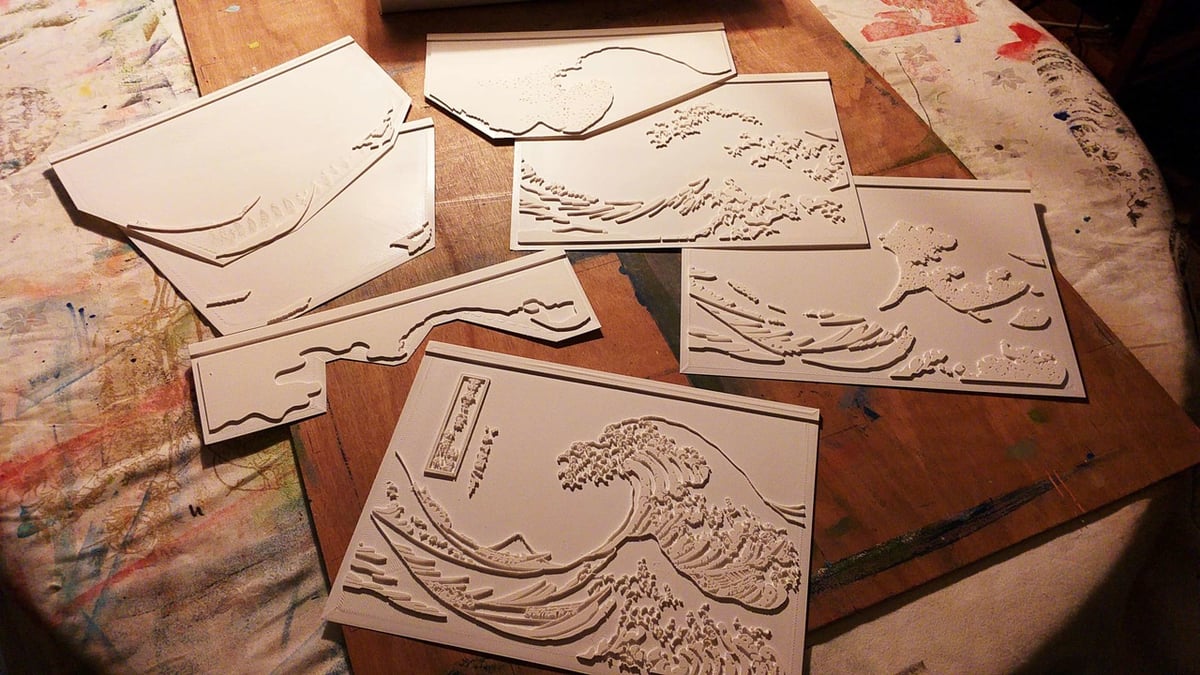 This 3D printed tool allows you to make beautiful 2D art