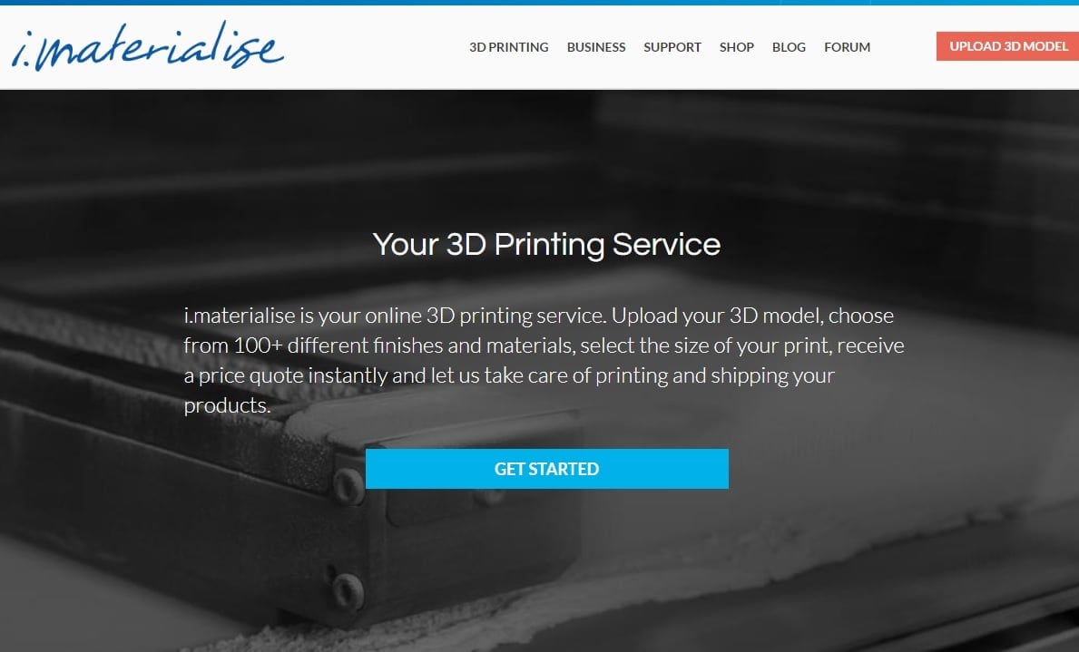 Imagen de Servicio de impresión 3D online: i.materialise