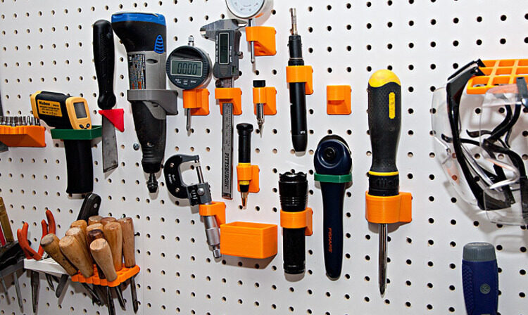 This pegboard organization would make any maker jealous