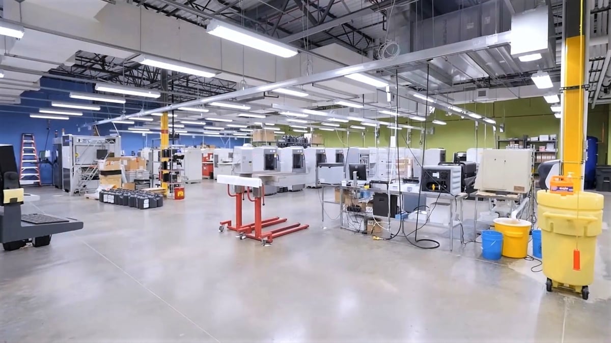 One of the extensive printer setups at Protolabs