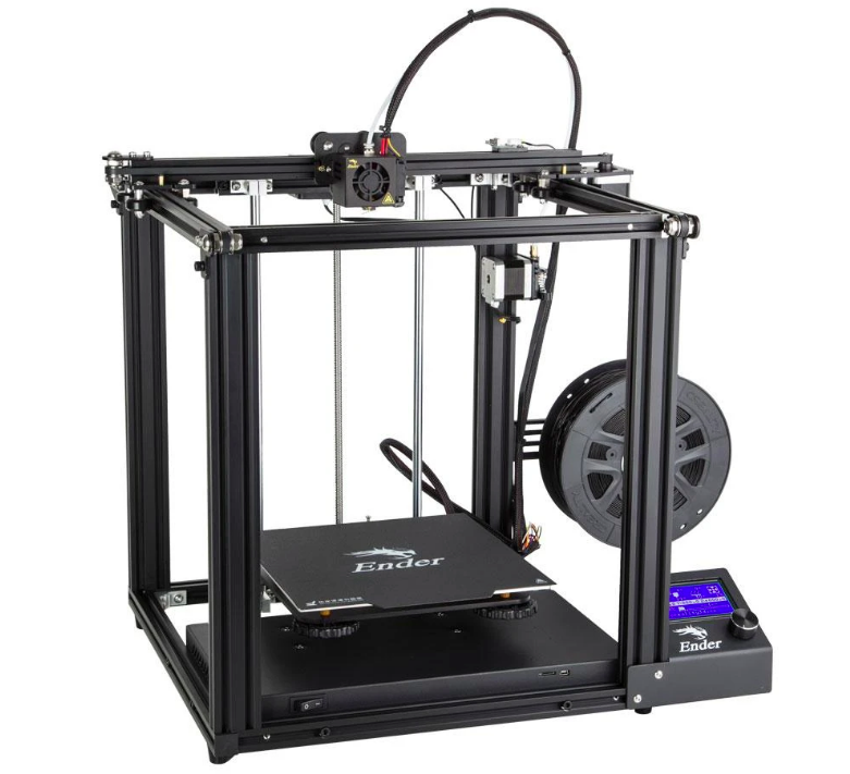 Creality's Ender 5 is a popular printer that comes in a kit