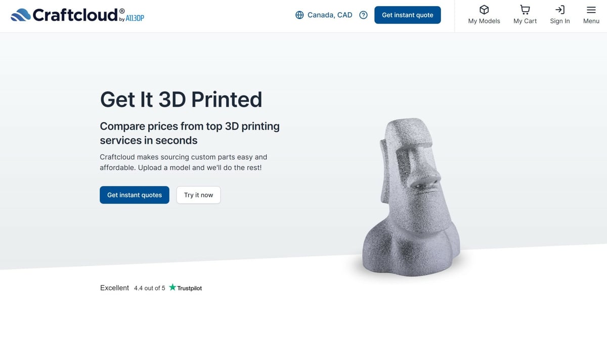 Image of: Online 3D Printing Services