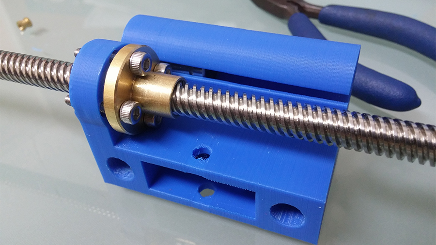 Leadscrews are usually used for vertical movement (Z-axis) in 3D printers