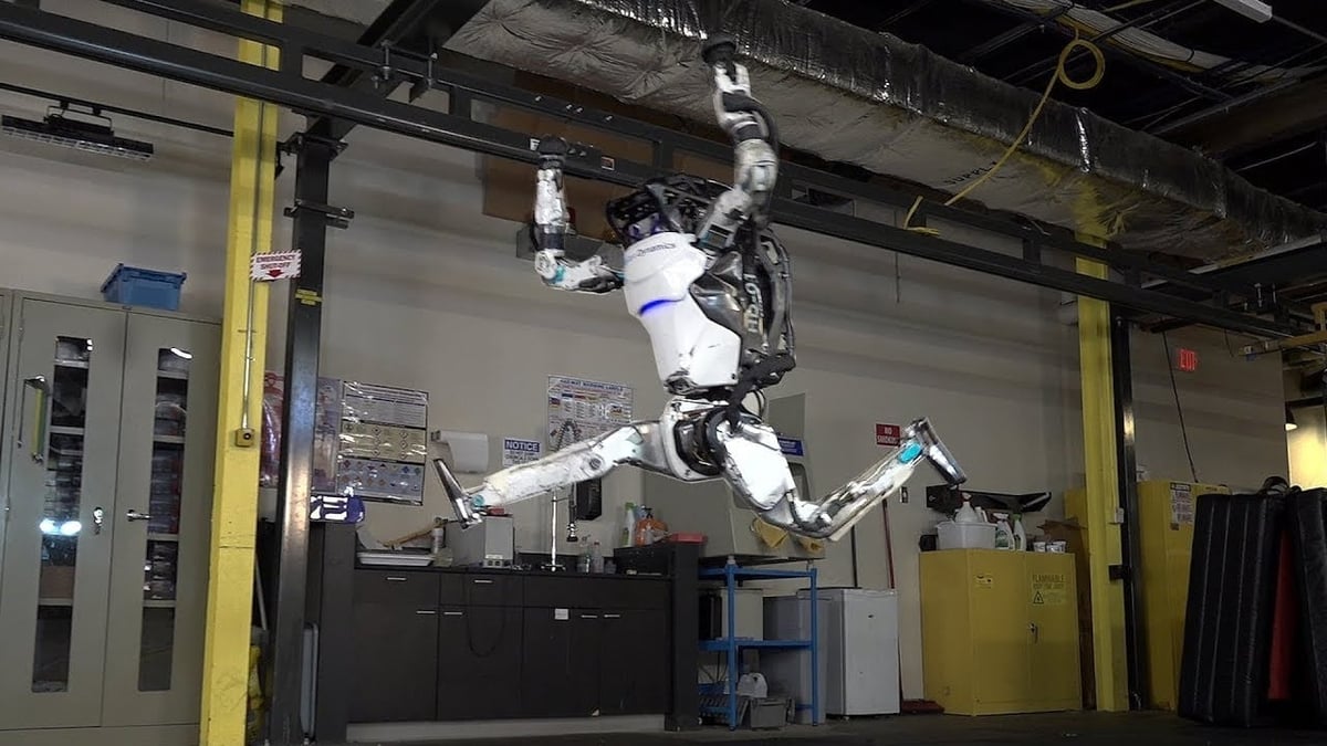 Boston Dynamics' Atlas robot shows off its gymnastics skills