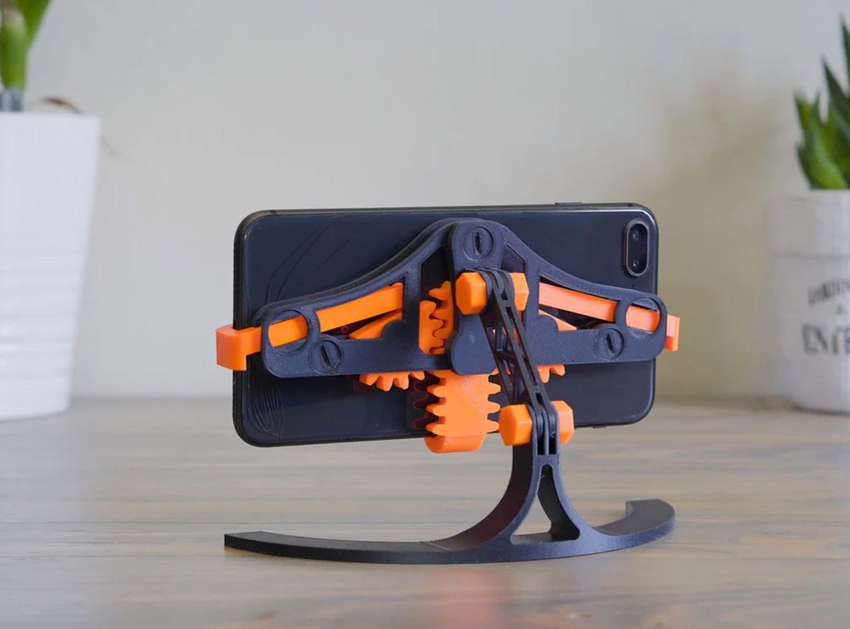 Imagen de Cosas para imprimir en 3D: modelos 3D y objetos 3D útiles: Soporte de teléfono de sujeción y liberación rápidas