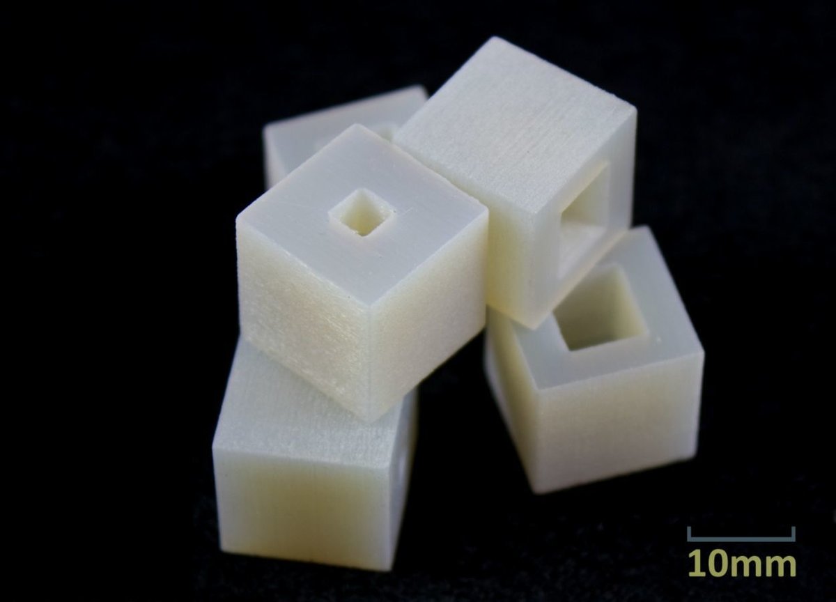 Small, yet precise 3D printed polypropylene parts