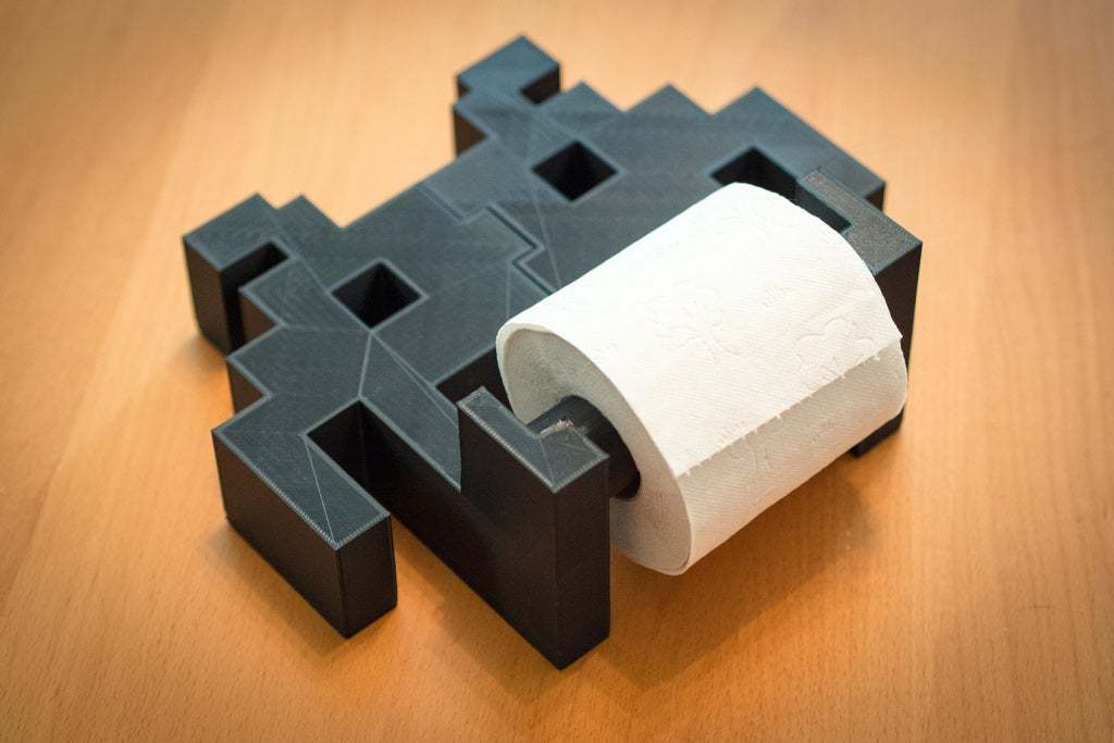 STL file toilet paper holder louis vuitton・3D printer design to
