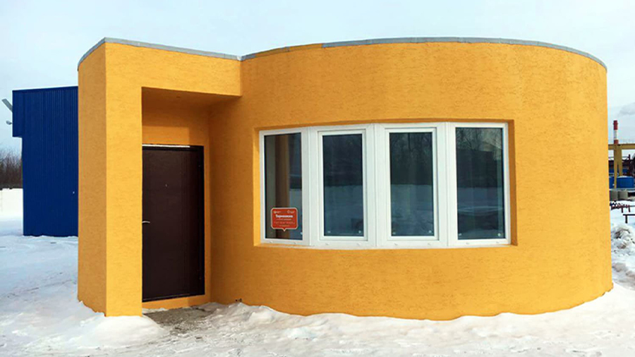 A 3D printed house that can withstand minus 35-°C temperatures