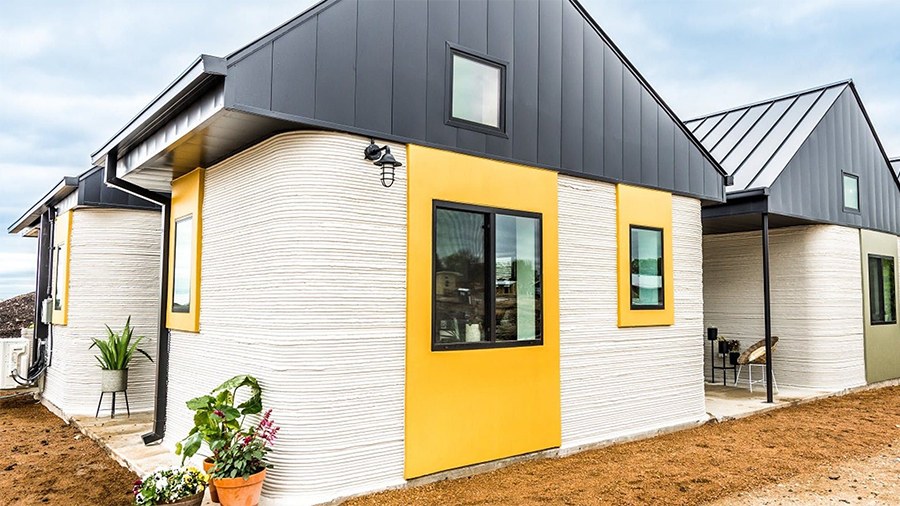 So far, six 3D printed houses have been built for Community First! Village
