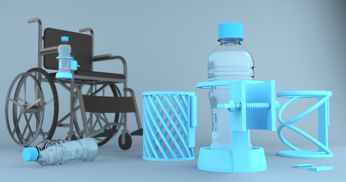 Stay hydrated while in a wheelchair
